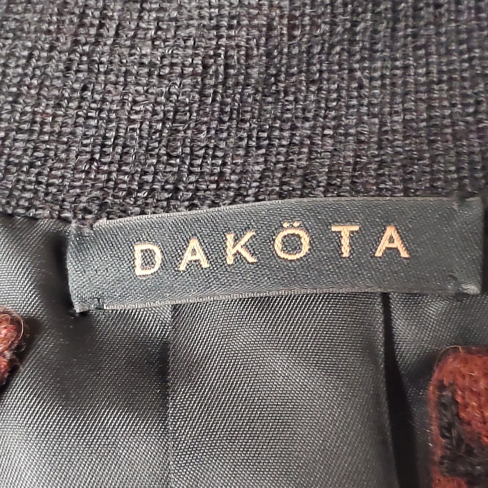 Dakota 100% Alpaca Coat Size M Hand Loomed Bollivia Long Lined Sweater Western - Picture 5 of 12